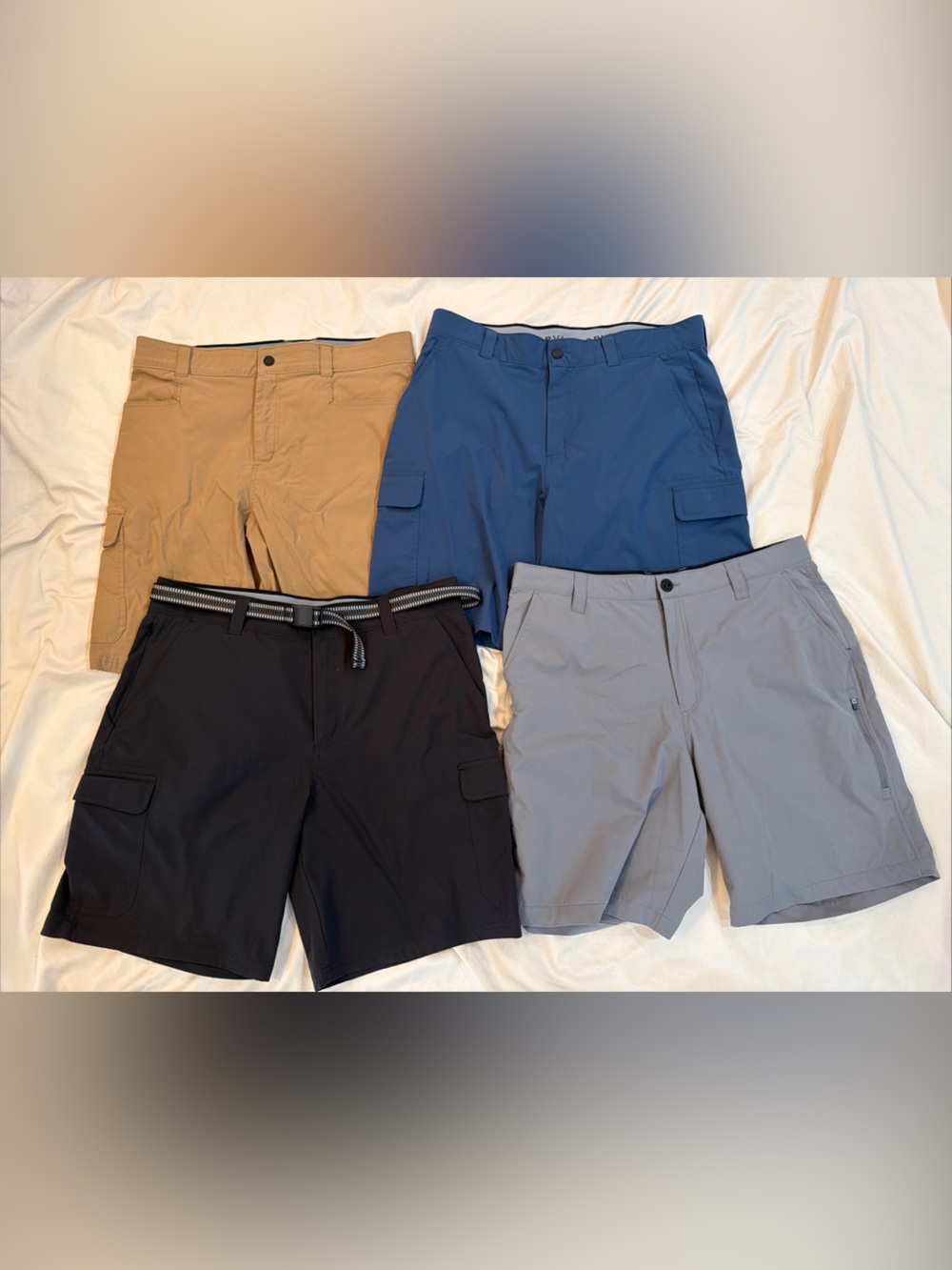 Bundle of Orvis Cargo & Tech Shorts Stretch Size 36